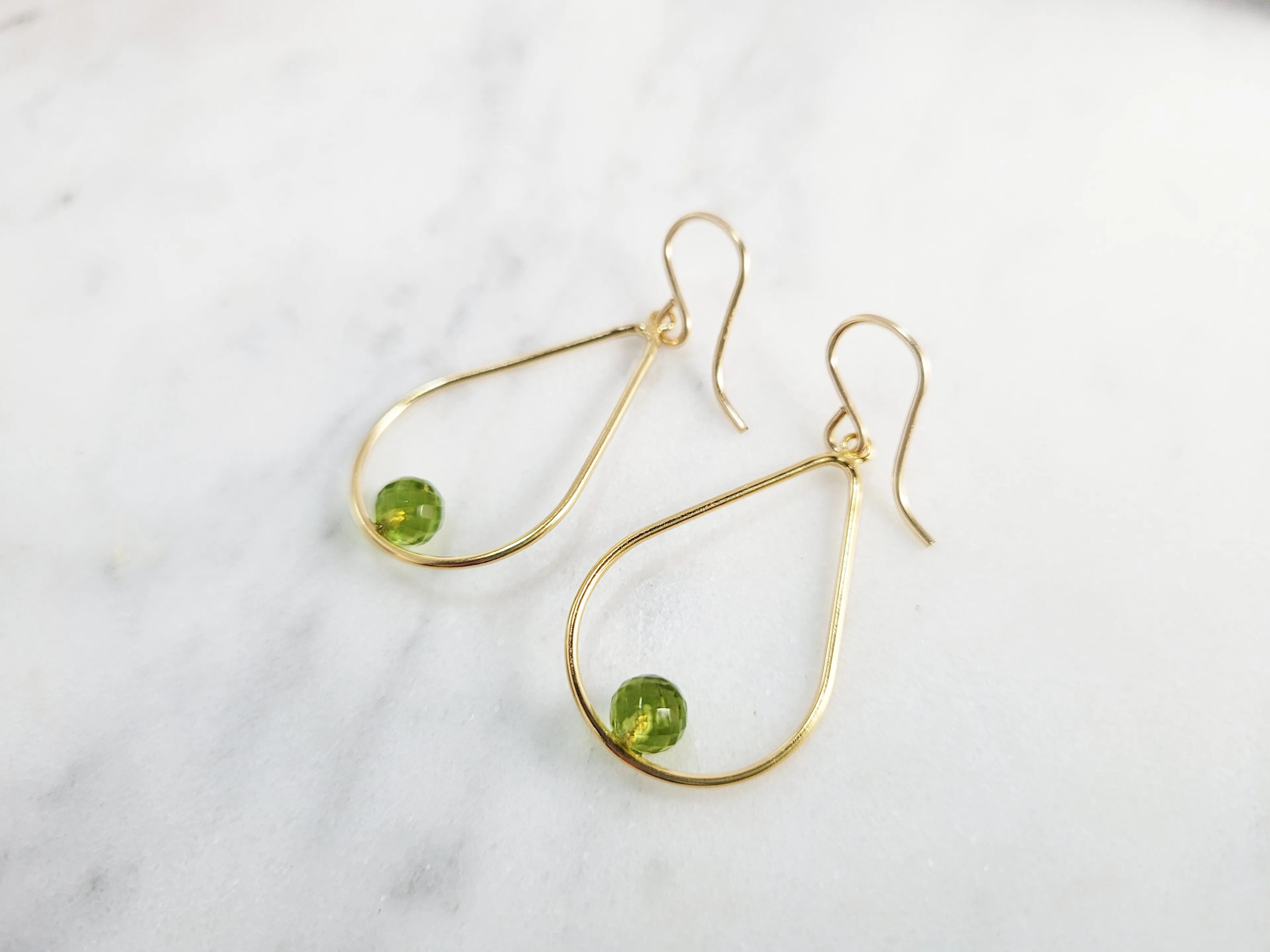 Peridot Dangle Earrings