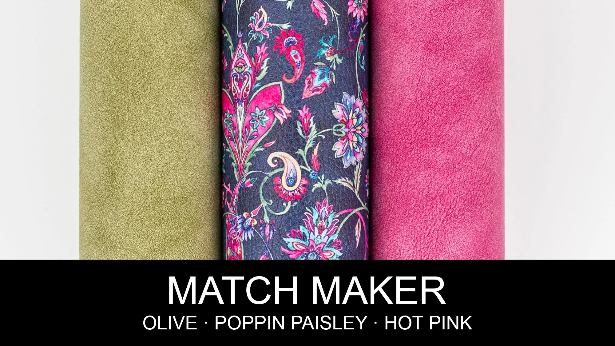 Poppin Paisley Printed Vinyl 18" x 53" Roll | Pebble Texture