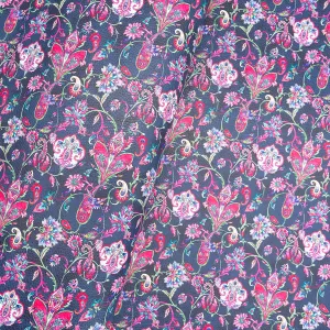 Poppin Paisley Printed Vinyl 18" x 53" Roll | Pebble Texture