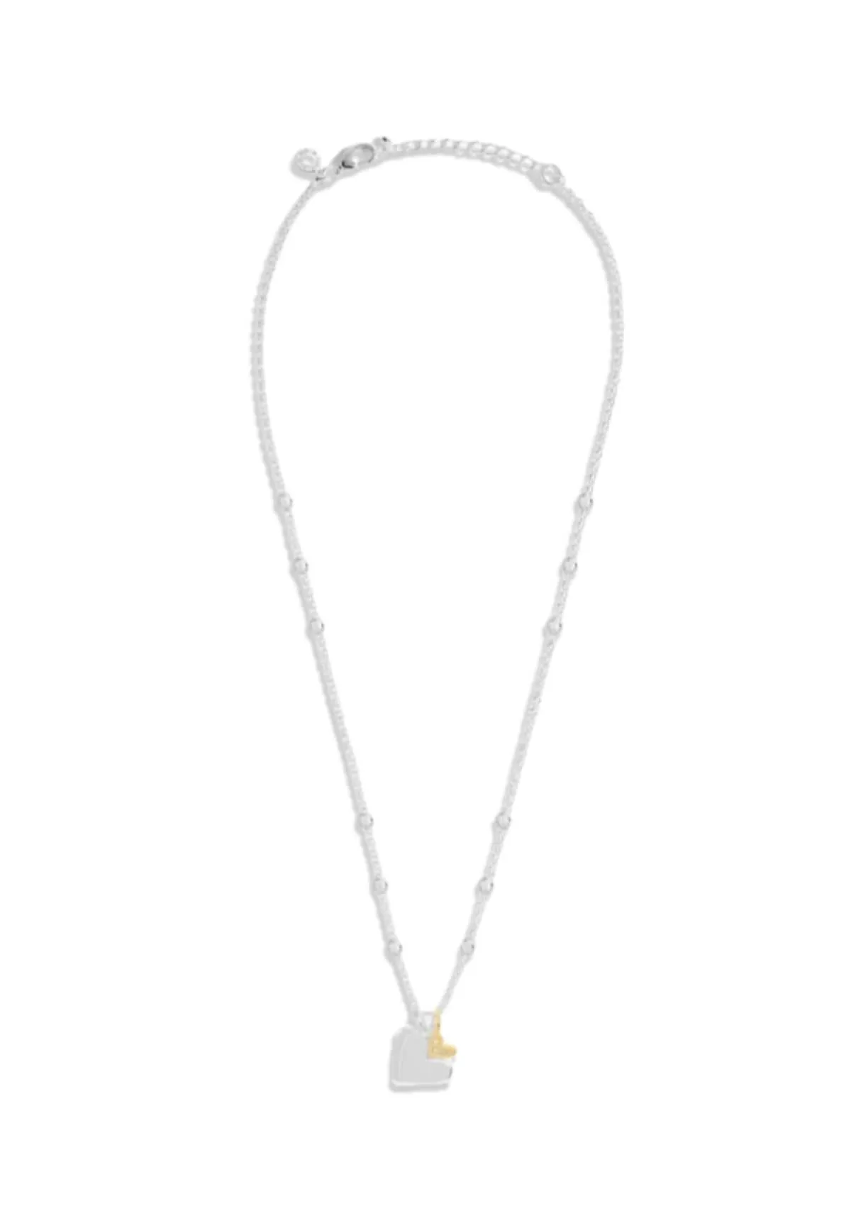 "Mother and Daughter" Silver Necklace
