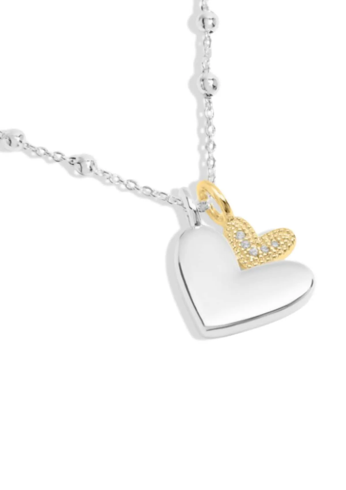 "Mother and Daughter" Silver Necklace