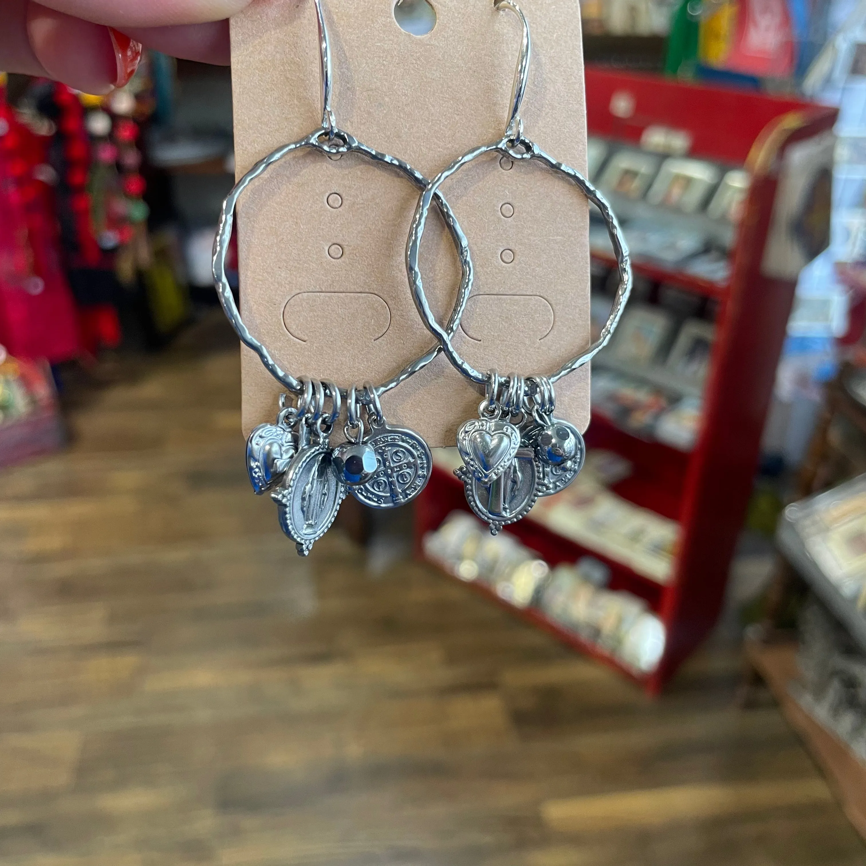 Ring of Medals Necklace and Earrings