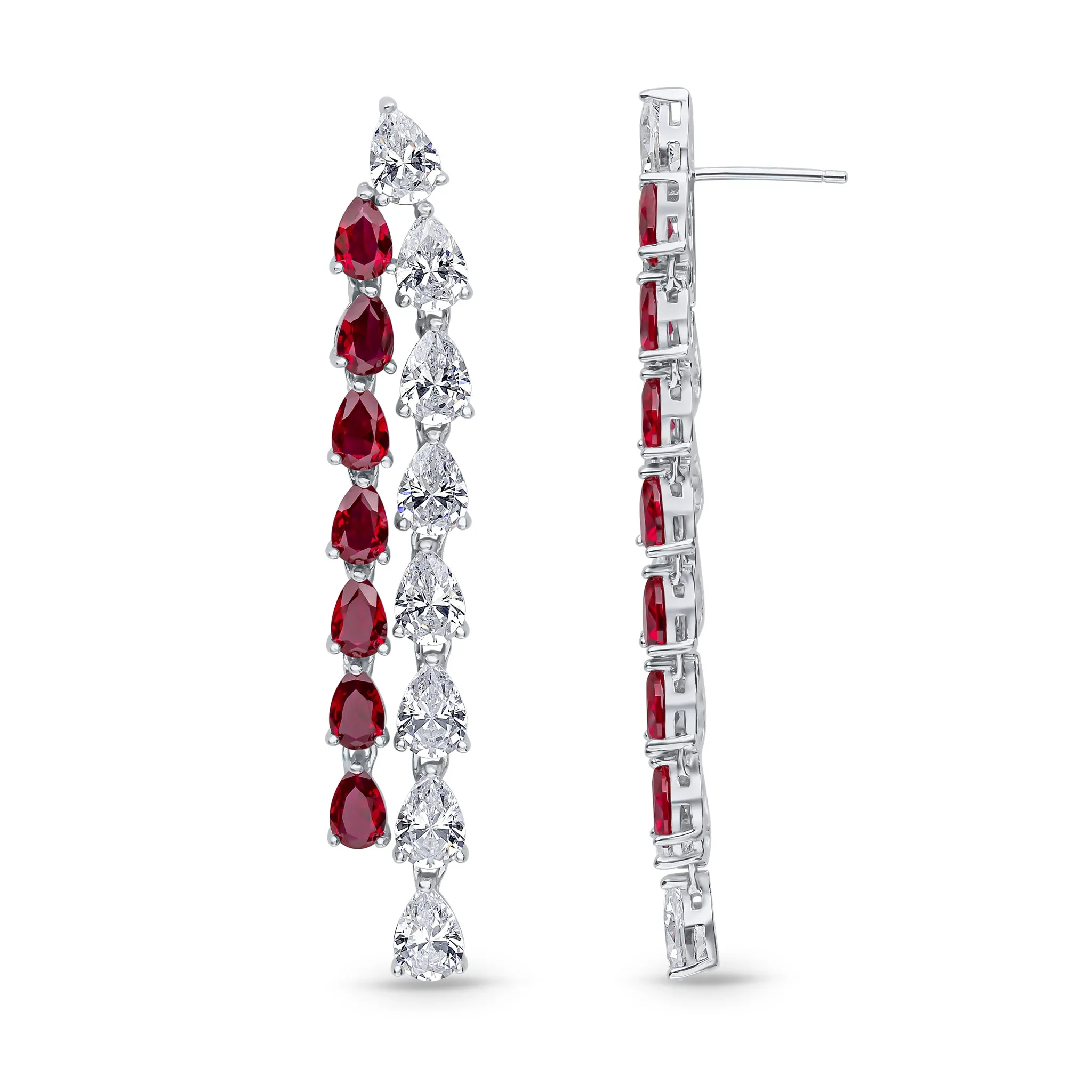 Sapphira Earrings (Ruby)