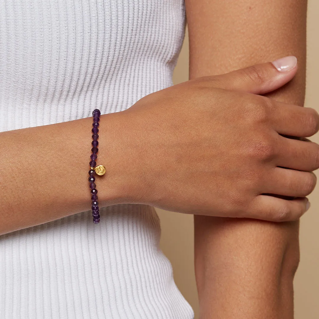 SATYA BG8603B - Amethyst Tranquility Bracelet