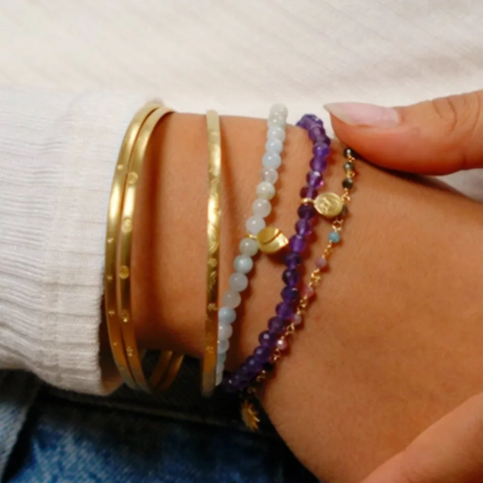 SATYA BG8603B - Amethyst Tranquility Bracelet