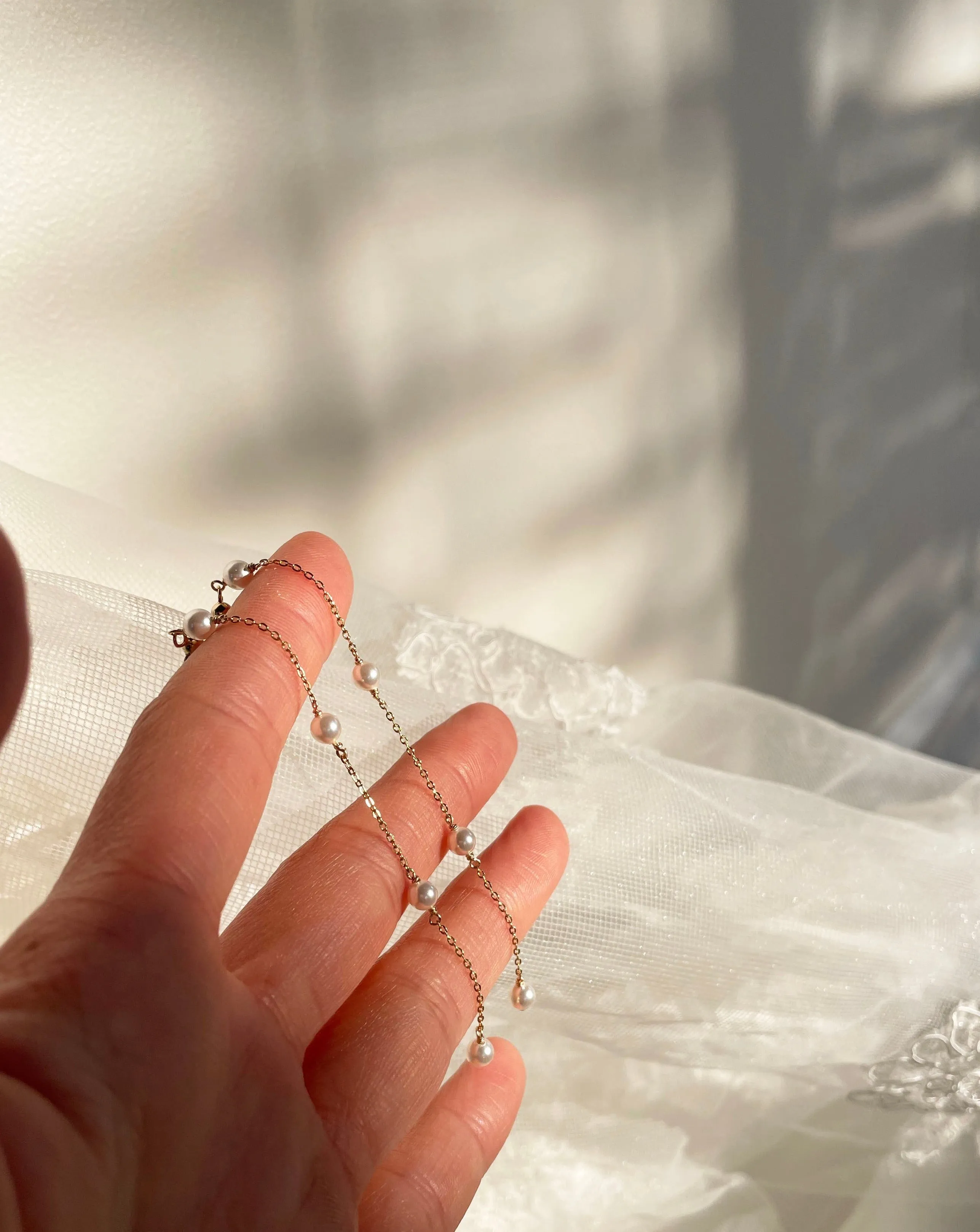 Small Pearl Drop Earrings