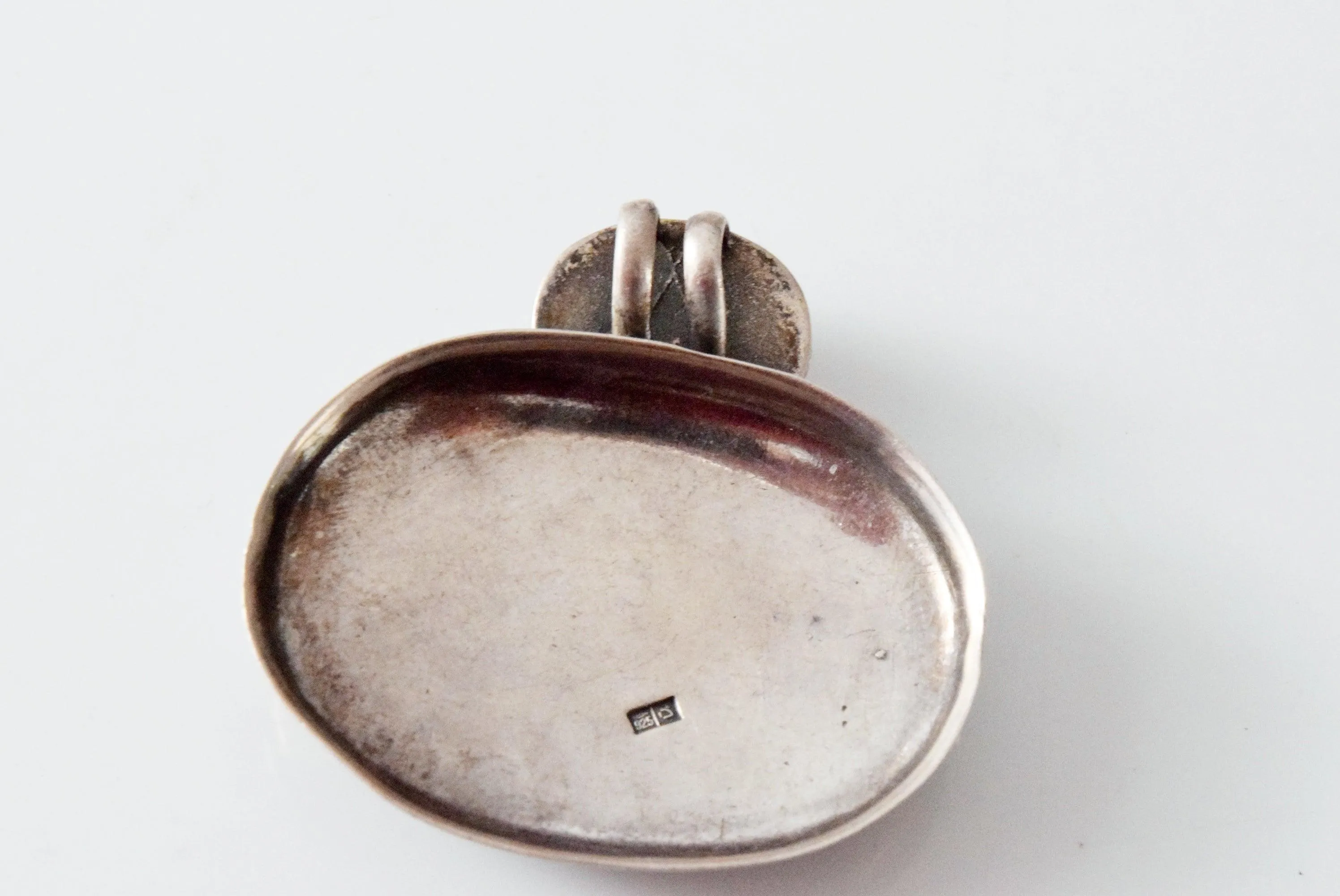 Sterling and Mother of Pearl Egyptian Islamic Pendant