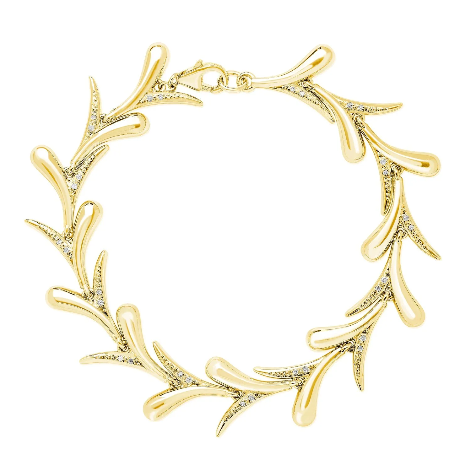Sycamore Bracelet in Gold Vermeil