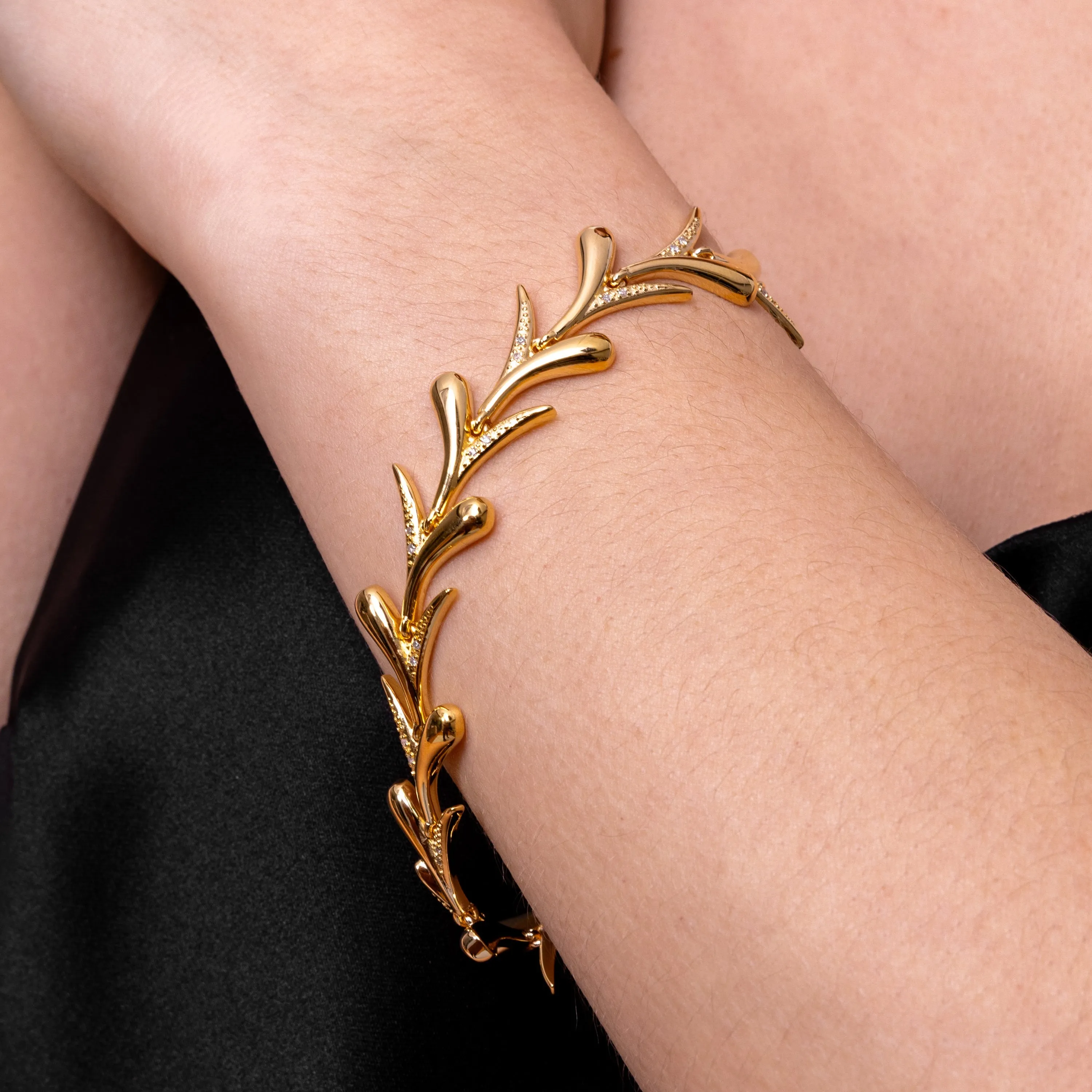 Sycamore Bracelet in Gold Vermeil
