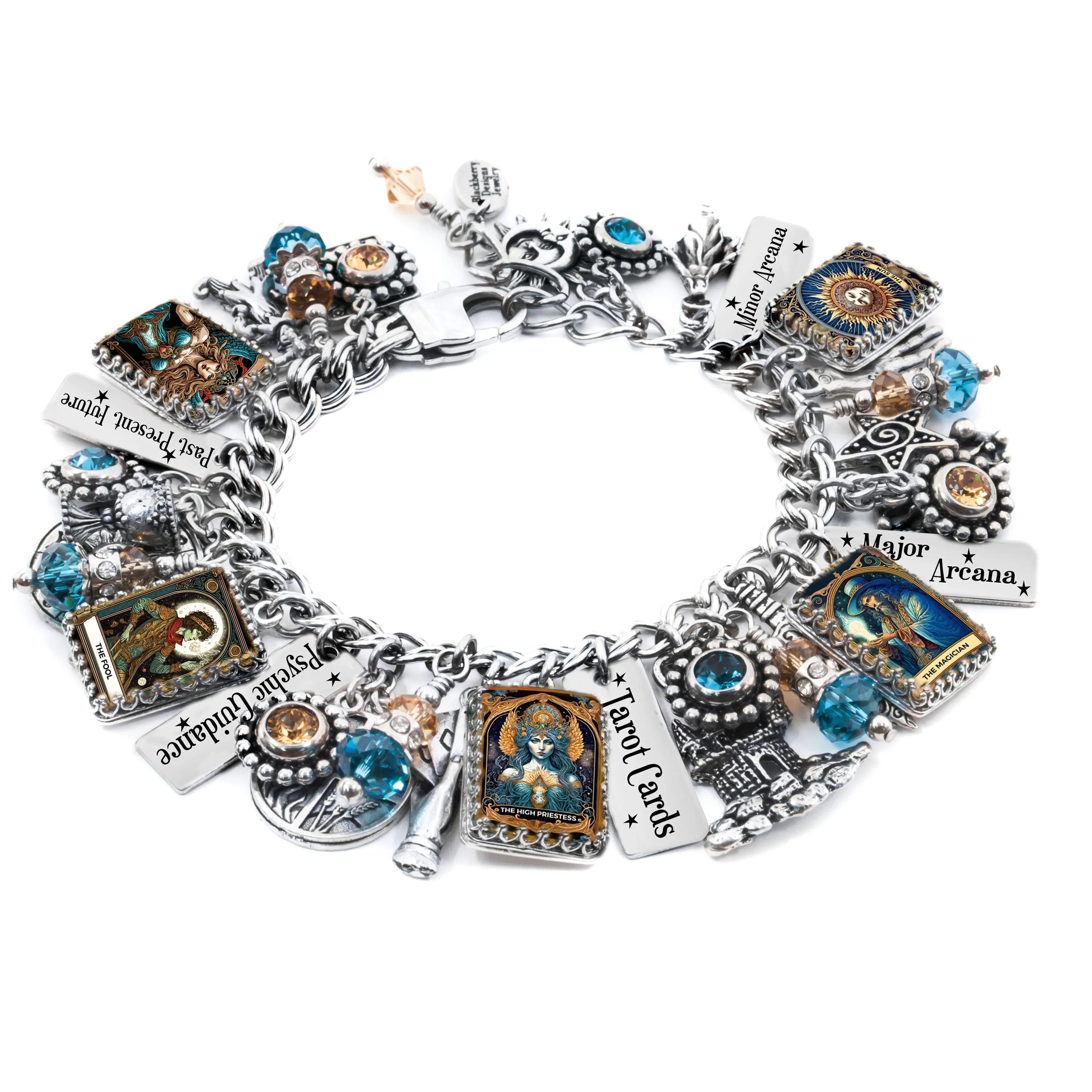 Tarot Card Bracelet, Personalized Tarot Cards