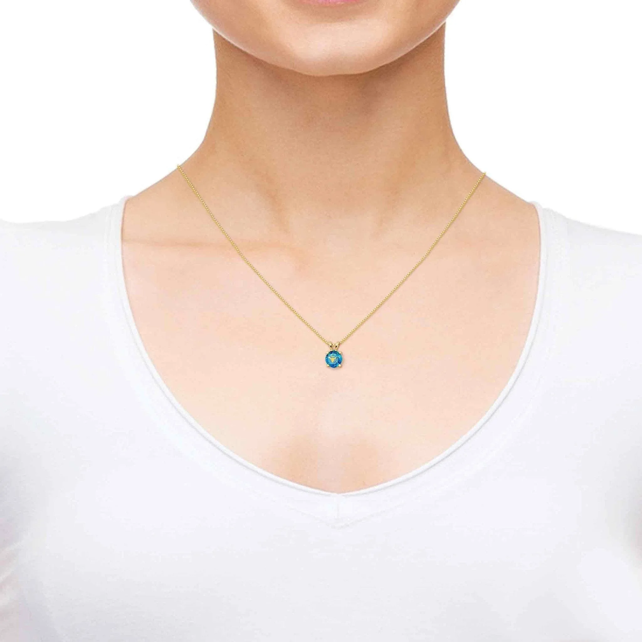 Taurus Sign, 14k Gold Necklace, Swarovski