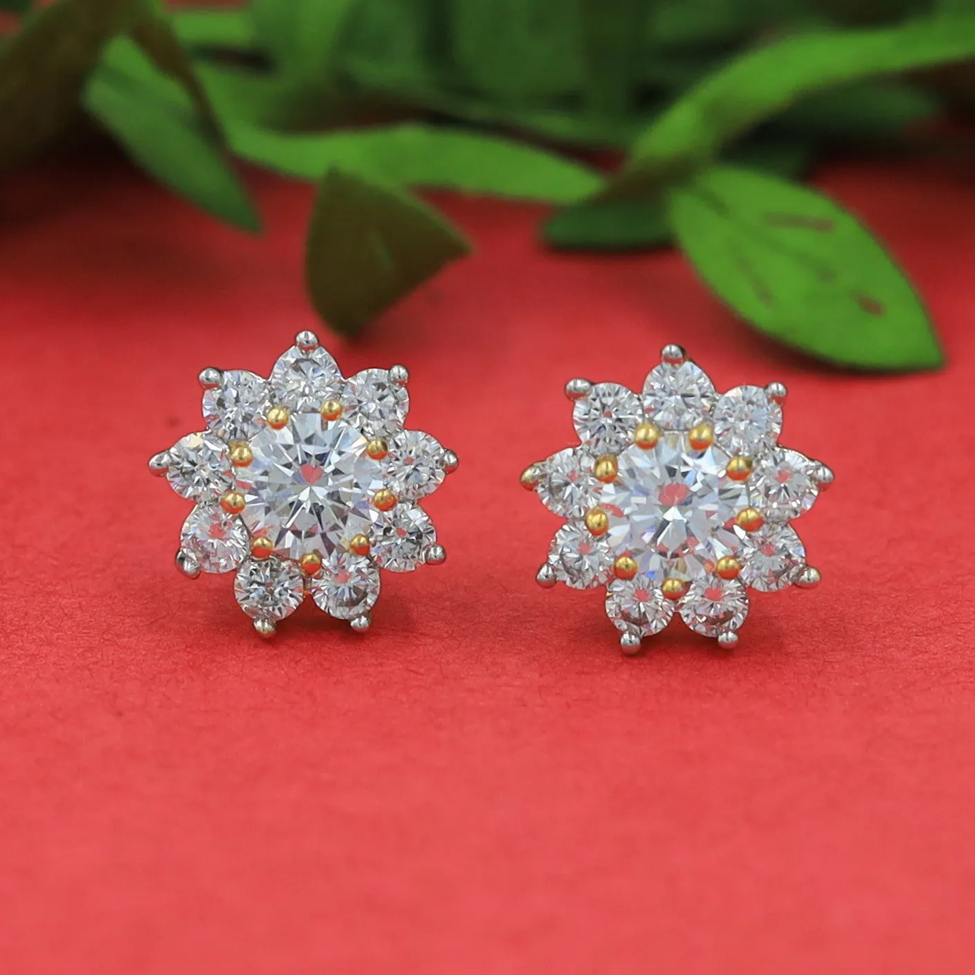 Tops/Studs Zircon/AD Earring 16257-69