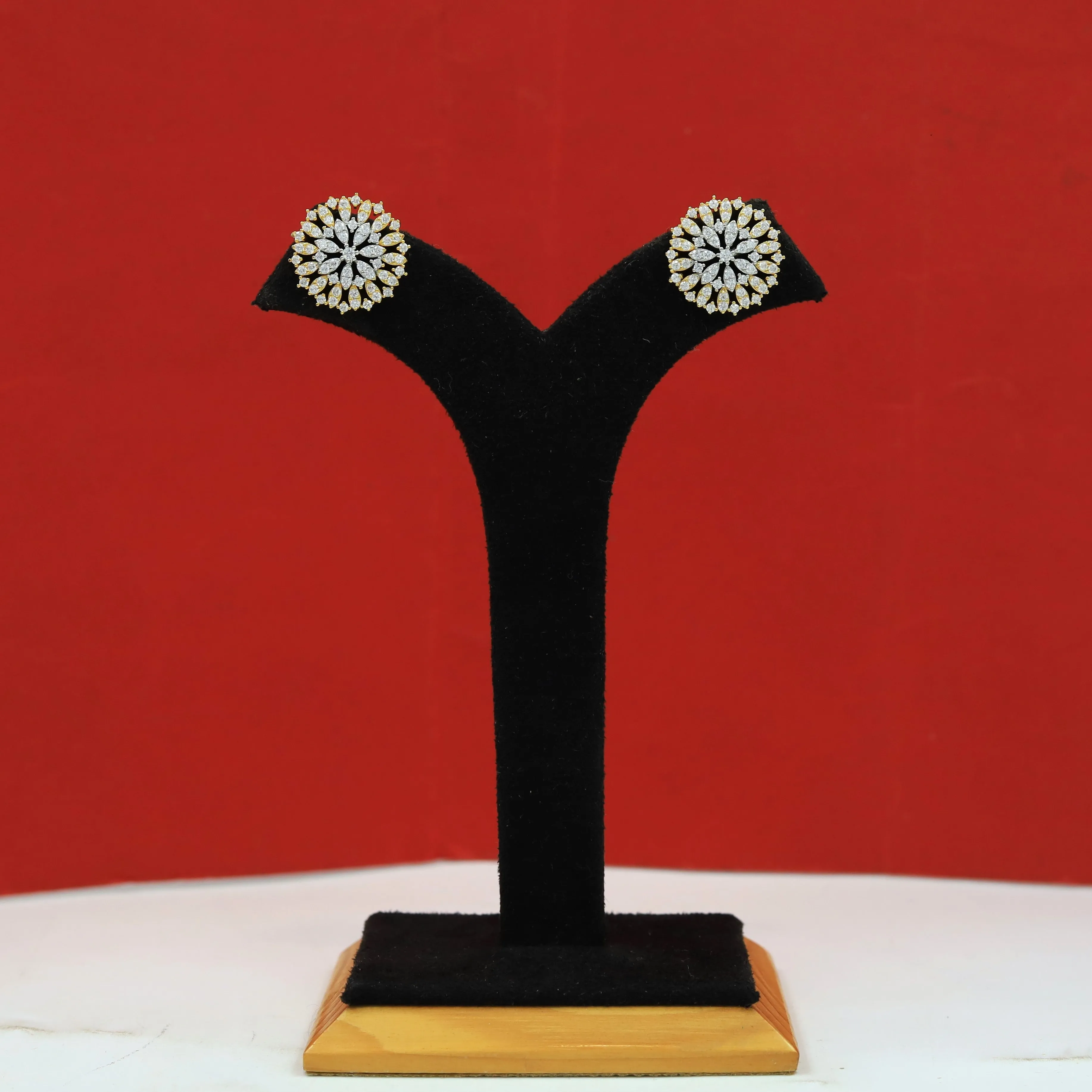 Tops/Studs Zircon/AD Earring 16262-69