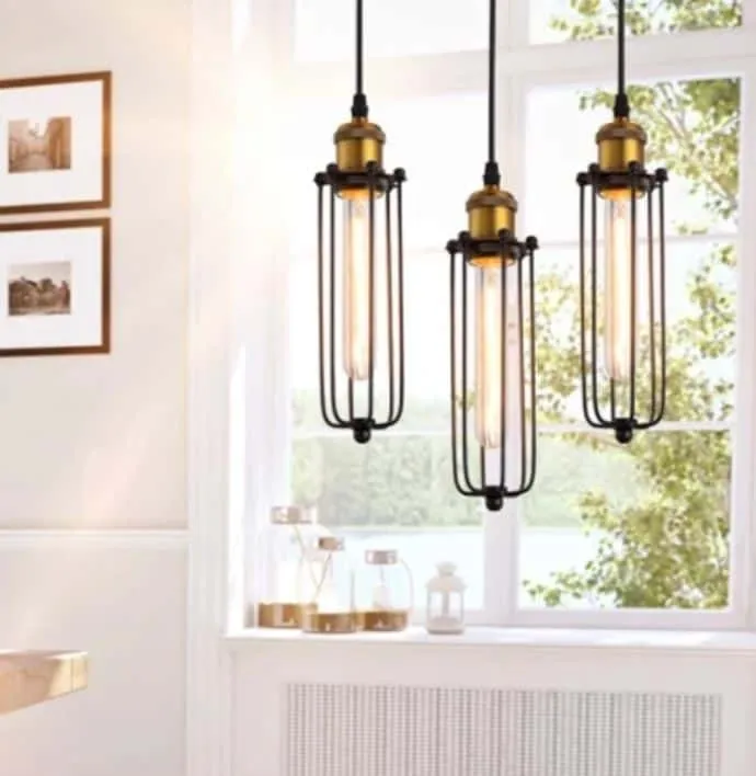 Vindican Long Cage Pendant Lamp