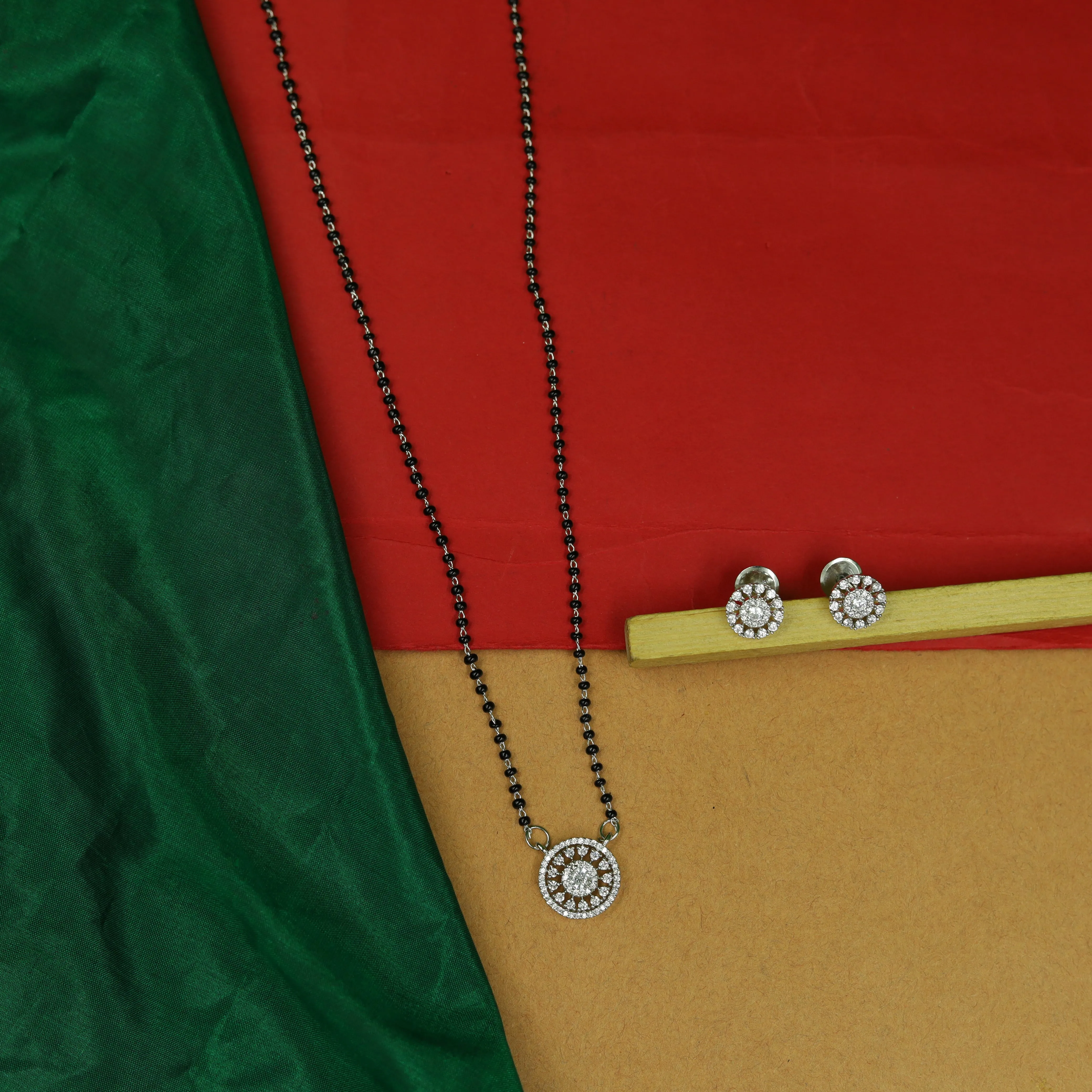 Zircon/AD Mangalsutra 16019-31