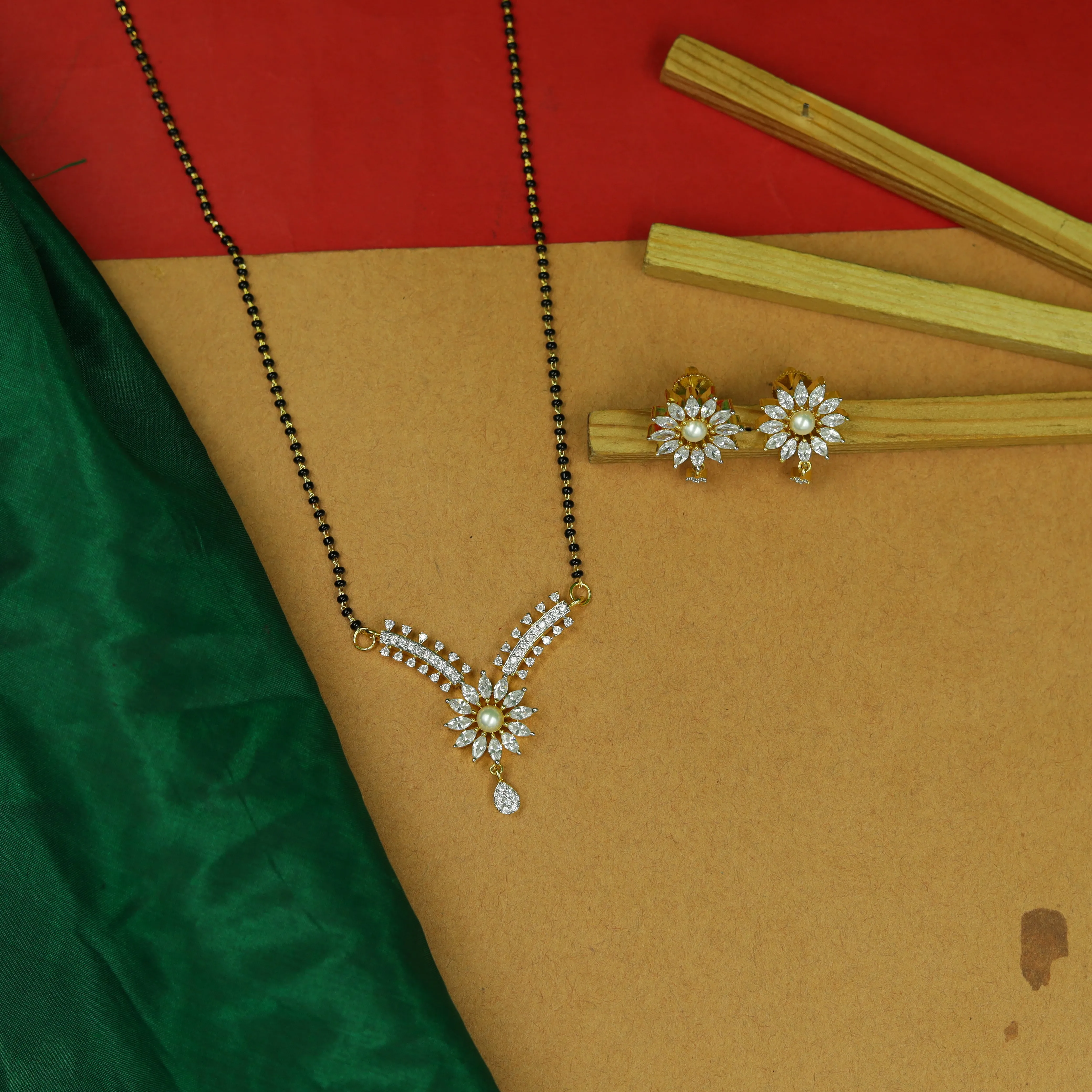 Zircon/AD Mangalsutra 16024-31